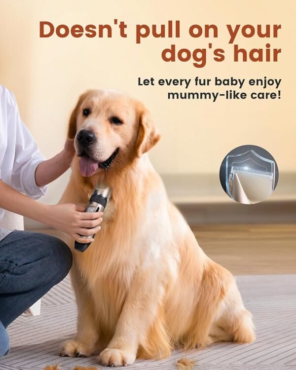 2-in-1 Rechargeable Dog Grooming Kit – Low-Noise Cordless Clippers & Paw Trimmer for Pets - Image 2